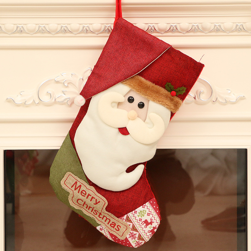 Christmas Candy Christmas Stockings Christmas Gift Bags Santa Claus Socks Christmas Ornament Sock